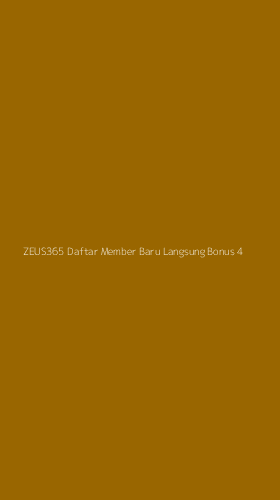 Tampilan Antarmuka Aplikasi Zeus365 Daftar Member Baru Langsung Bonus - 4