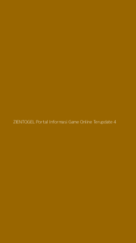 Tampilan Antarmuka Aplikasi Zientogel Portal Informasi Game Online Terupdate - 4