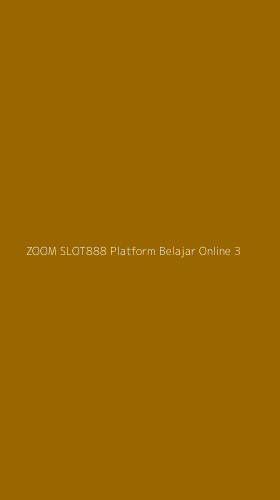 Tampilan Antarmuka Aplikasi Zoom Slot888 Platform Belajar Online - 3
