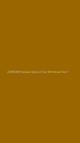 Tampilan Antarmuka Aplikasi Zorro88 Panduan Deposit Dan Withdraw Kilat - 1
