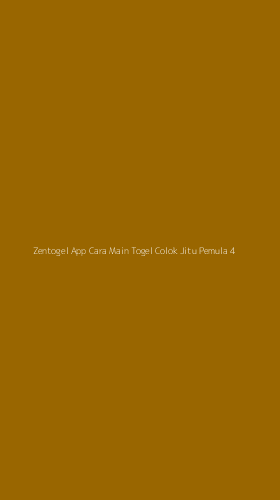 Tampilan Antarmuka Aplikasi Zentogel App Cara Main Togel Colok Jitu Pemula - 4