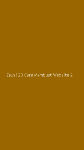 Tampilan Antarmuka Aplikasi Zeus123 Cara Membuat Website - 2