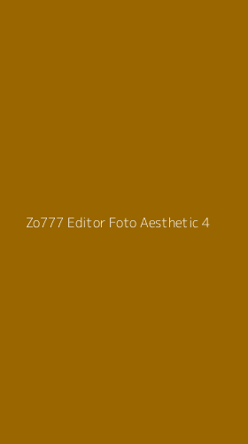 Tampilan Antarmuka Aplikasi Zo777 Editor Foto Aesthetic - 4