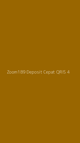 Tampilan Antarmuka Aplikasi Zoom189 Deposit Cepat Qris - 4
