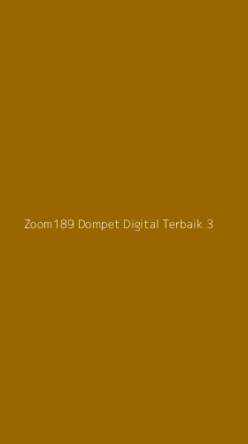Tampilan Antarmuka Aplikasi Zoom189 Dompet Digital Terbaik - 3