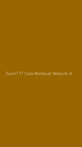 Tampilan Antarmuka Aplikasi Zoom777 Cara Membuat Website - 4