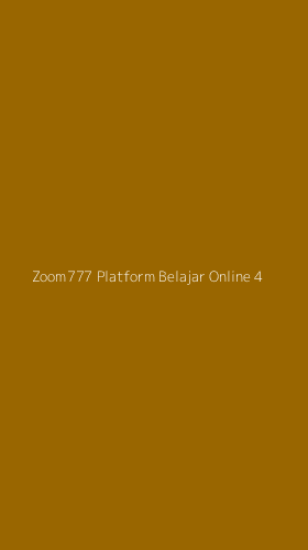 Tampilan Antarmuka Aplikasi Zoom777 Platform Belajar Online - 4