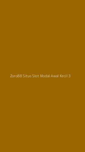 Tampilan Antarmuka Aplikasi Zoro88 Situs Slot Modal Awal Kecil - 3