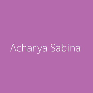 Acharya Sabina