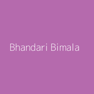 Bhandari Bimala