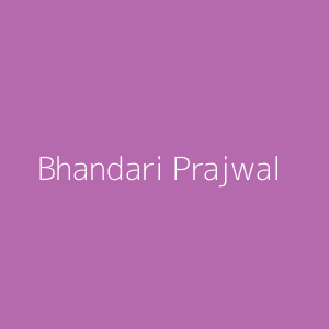 Bhandari Prajwal