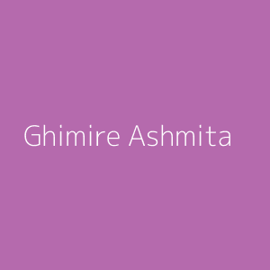 Ghimire Ashmita