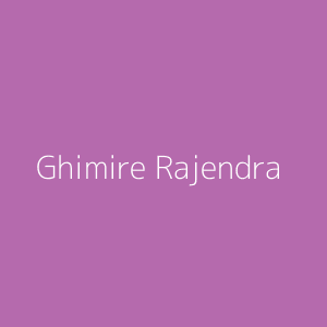 Ghimire Rajendra