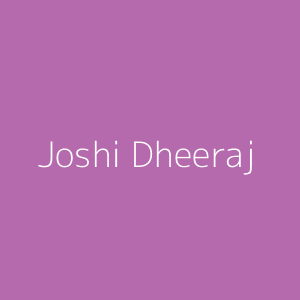 Joshi Dheeraj