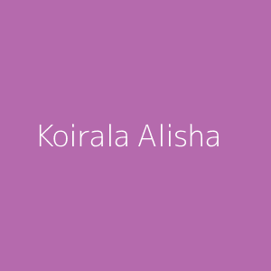 Koirala Alisha