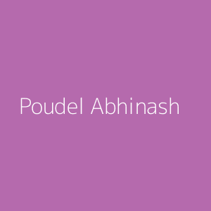 Poudel Abhinash