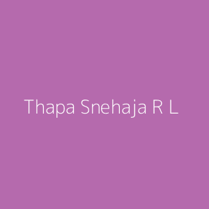 Thapa Snehaja R L