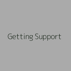 Getting Support Square placeholder image 300px