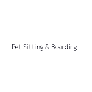 Pet Sitting & Boarding