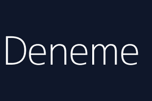 Deneme