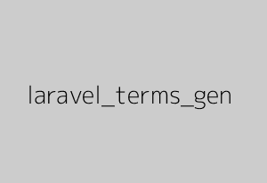 Laravel Terms Gen