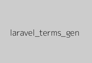 Laravel Terms Gen