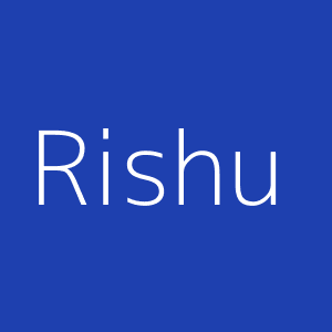 Rishu Kumar