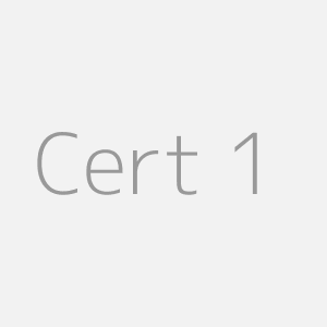 Certification 1