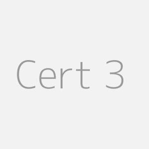 Certification 3