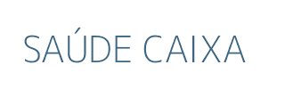 Logo provisória Saúde Caixa