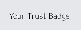 Trust badge placeholder