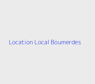 Location Local  Boumerdes