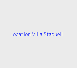 Location Villa F9 Alger