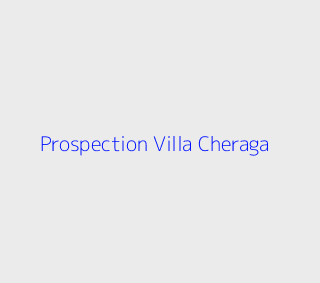 Prospection Villa  Alger