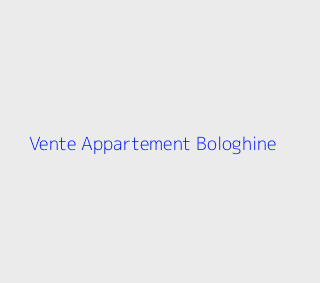 Vente Appartement F5 Alger