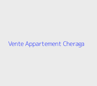 Vente Appartement F4 Alger