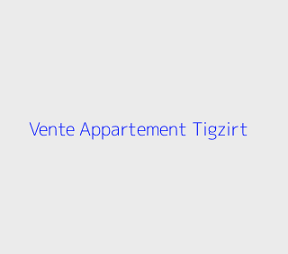 Vente Appartement F3 Tizi-ouzou