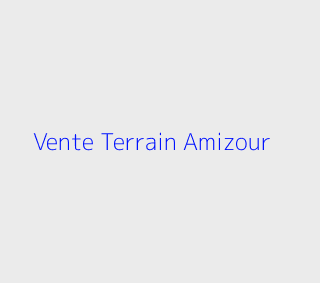 Vente Terrain  Bejaia