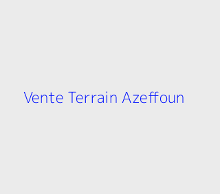Vente Terrain  Tizi-ouzou