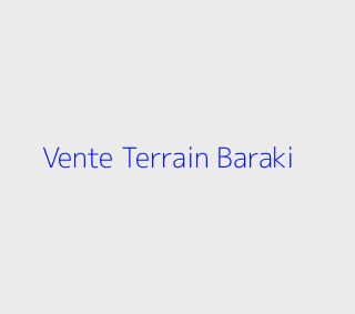 Vente Terrain  Alger