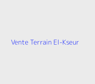 Vente Terrain  Bejaia