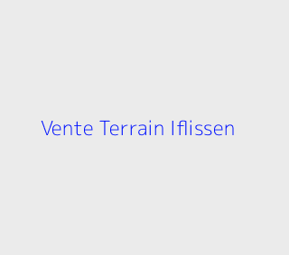 Vente Terrain  Tizi-ouzou