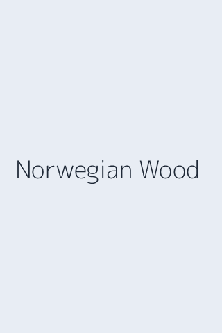 Norwegian Wood by Haruki Murakami cover-style recommendation image