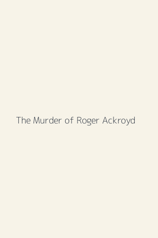 The Murder of Roger Ackroyd by Agatha Christie cover-style recommendation image