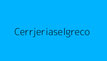 Cerrjeriaselgreco