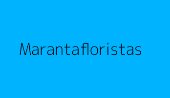 Marantafloristas