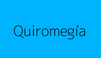 Quiromegía