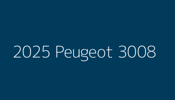 2025 Peugeot 3008