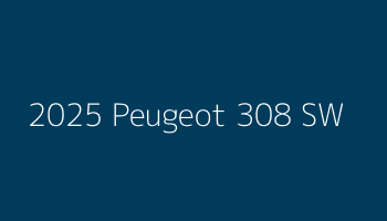 2025 Peugeot 308 SW