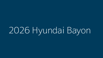 2026 Hyundai Bayon